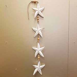 String of Whitewash Starfish