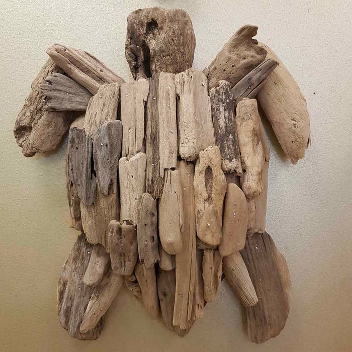 Driftwood Turtle (approx. 30x25cm)
