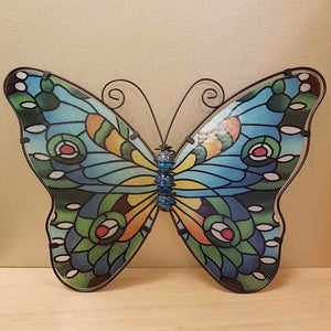 Mosaic Look Glass Butterfly
