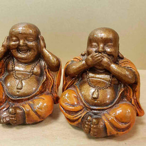 Set of 3 See Hear Speak No Evil Buddhas