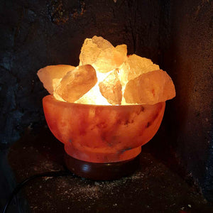 Himalayan Salt Fire Bowl Lamp