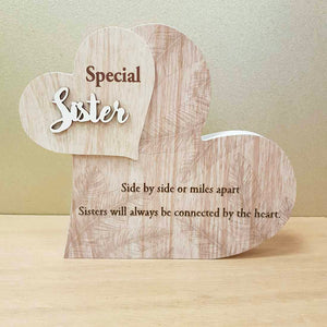 Special Sister Heart Plaque