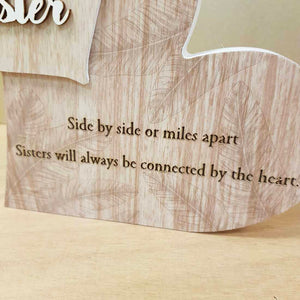Special Sister Heart Plaque
