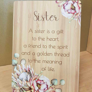 A Sister is a Gift Plaque