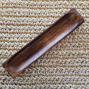 Wooden Boat Incense Holder