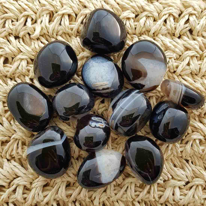 Black Agate Tumble (assorted)