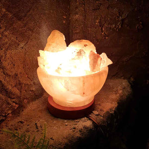 Himalayan Salt Fire Bowl Lamp (assorted)