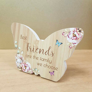 Friends Butterfly Plaque