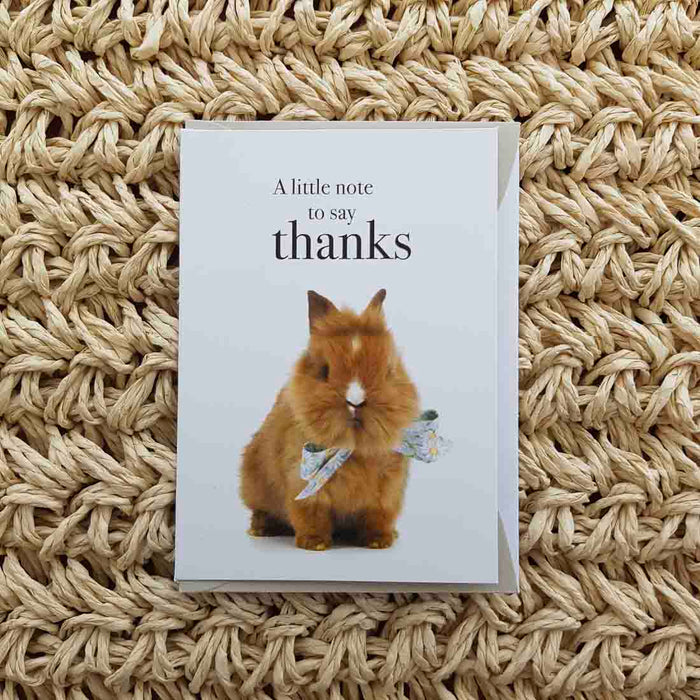 A Little Note to Say Thanks Card