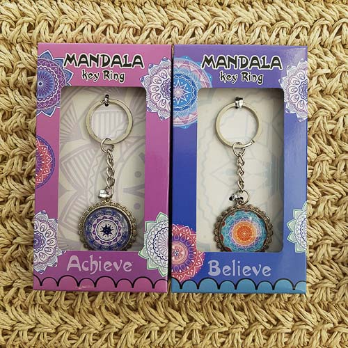 Mandala Keyring (assorted designs)