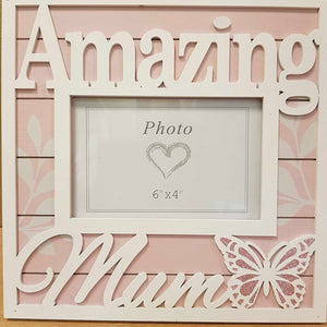 Amazing Mum Pink Photo Frame