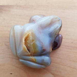 Agate Frog (approx. 6x5.5cm)