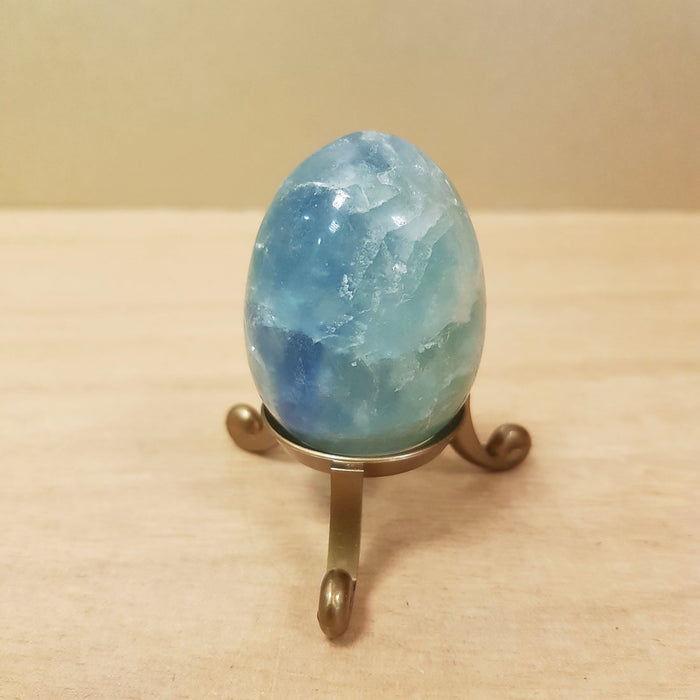 Blue Green Fluorite Egg (approx. 5x3.5cm)