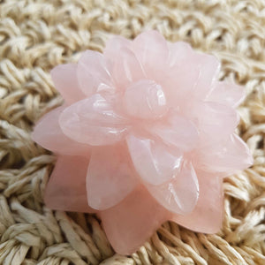 Rose Quartz Flower