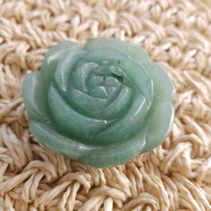 Green Aventurine Flower