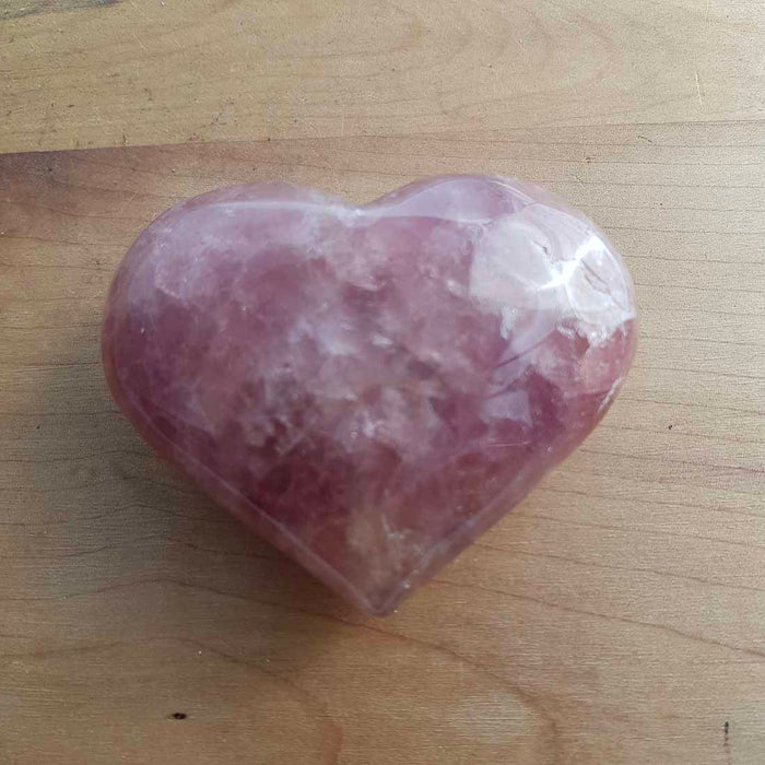Strawberry Quartz Heart (approx. 6x7x2cm)