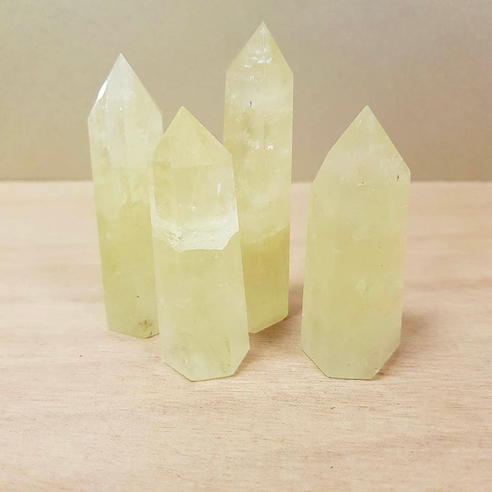 Natural Citrine Polished Point (lemon hue. assorted. approx. 6.3-7.8x2.2-2.5x2.3cm)