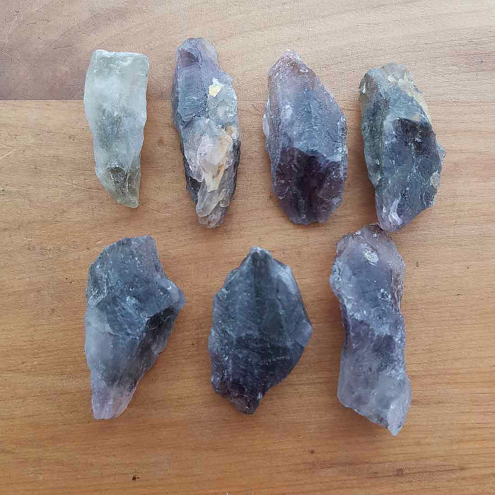 Super Seven Rough Rock (assorted. approx. 4x2.5cm but really does vary)