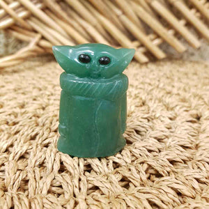 Green Aventurine Yoda