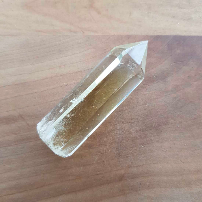 Natural Citrine Polished Point (approx. 6x2x1.7cm)