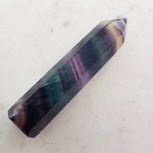 Rainbow Fluorite Point