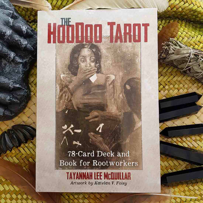 The HooDoo Tarot END OF LINE OPEN DECK  (78 card deck and book for Rootworkers)