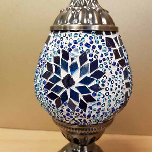 Moody Blues Turkish Style Mosaic Lamp