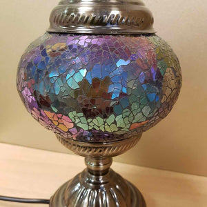 Pastel Hues Turkish Style Mosaic Lamp