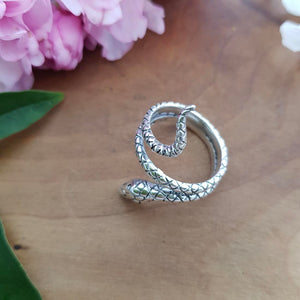 Snake Ring (sterling silver)