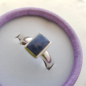 Iolite Ring (sterling silver)