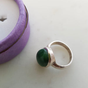 Ruby in Zoisite Ring (sterling silver)