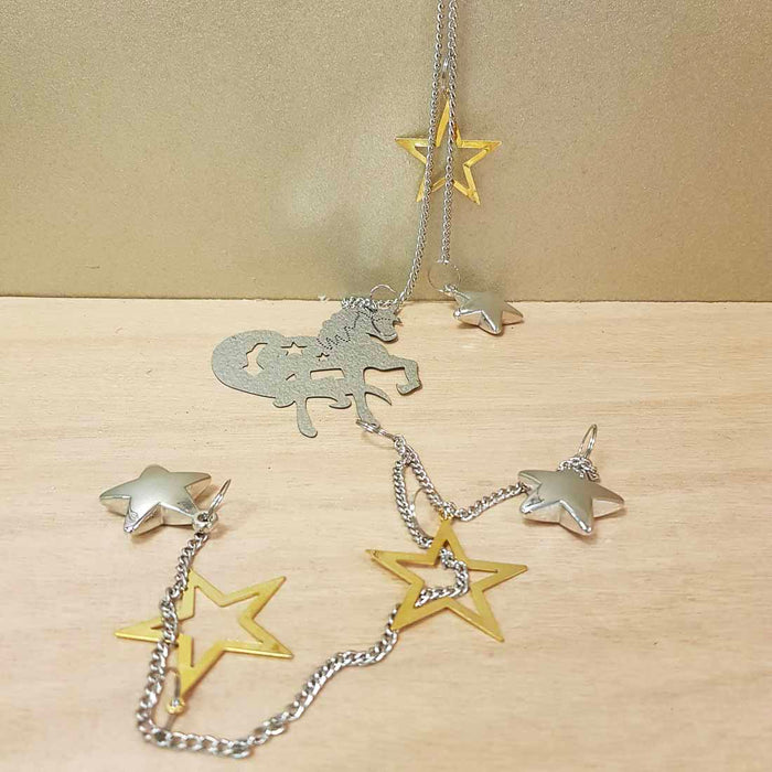 Unicorn Hanger with Stars (approx. 92cm)