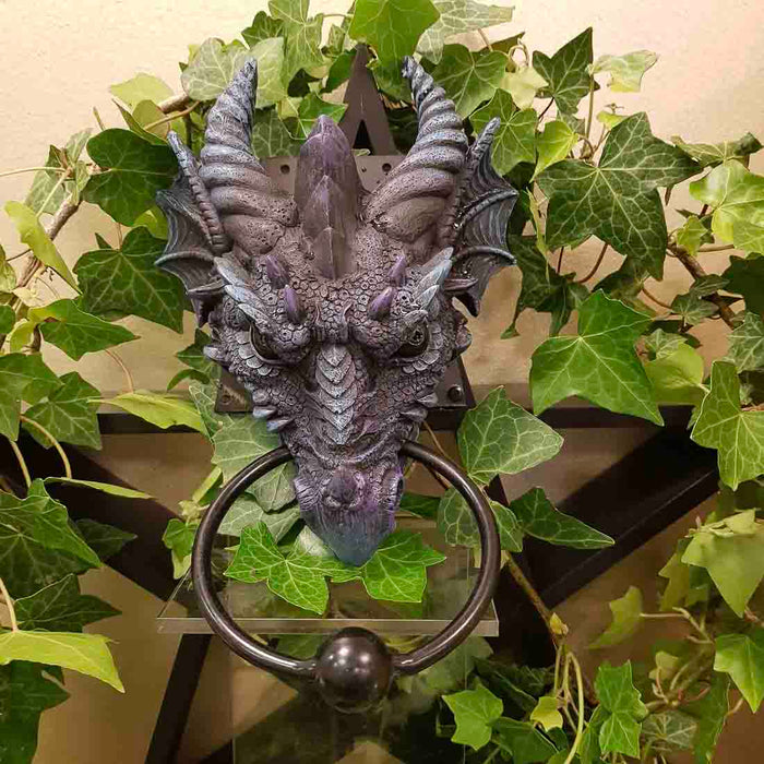 Dragon Head Door Knocker (approx. 14x23x7cm)