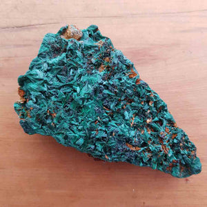 Silky Fibrous Malachite Specimen