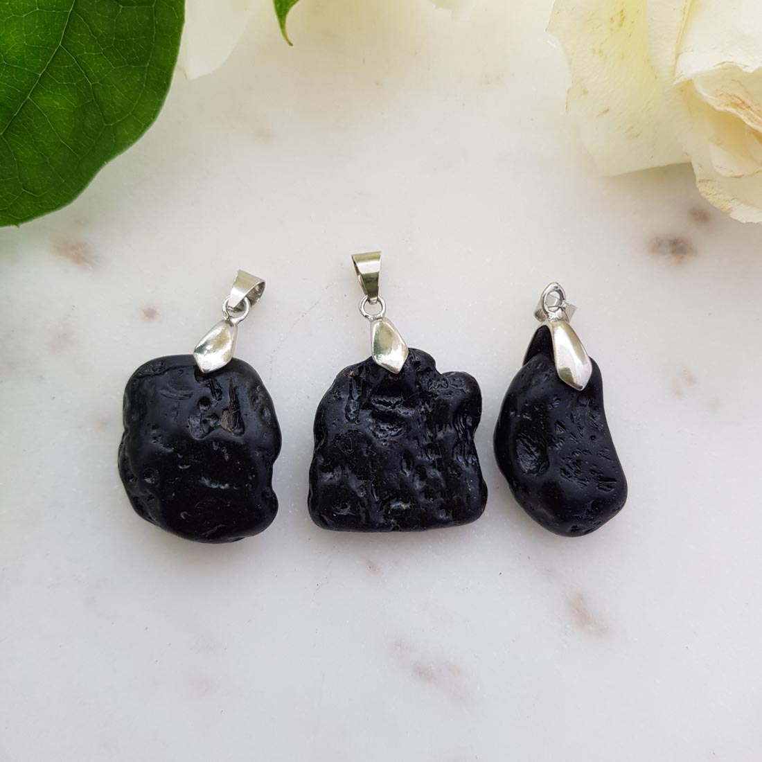 Tibetan tektite clearance pendant