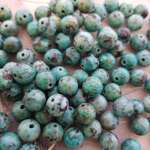 African Turquoise Bead