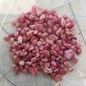 Pink Tourmaline Chip Bead