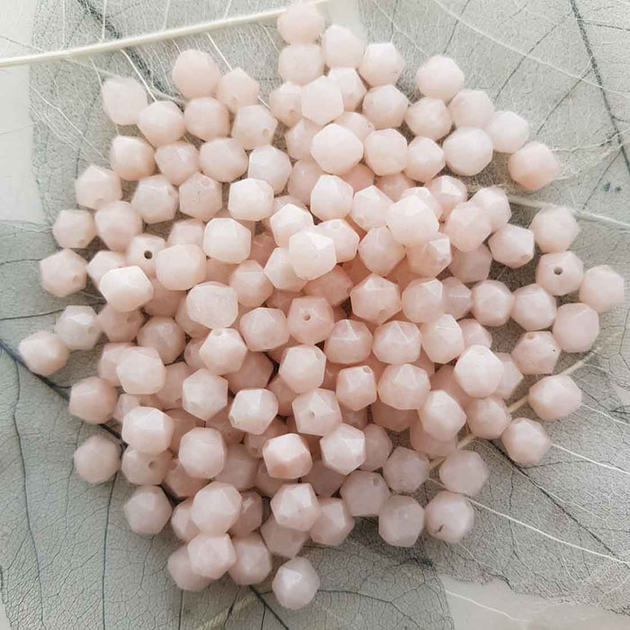 Morganite Faceted Bead (assorted. approx. 8mm)