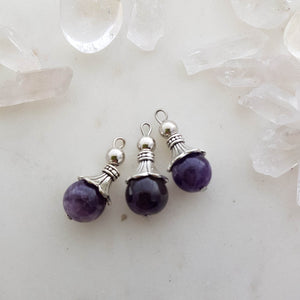 Amethyst Snow Cone Pendant