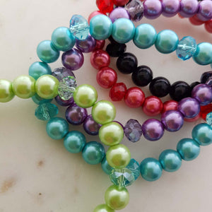 Faux Pearl Bracelet (assorted colours)