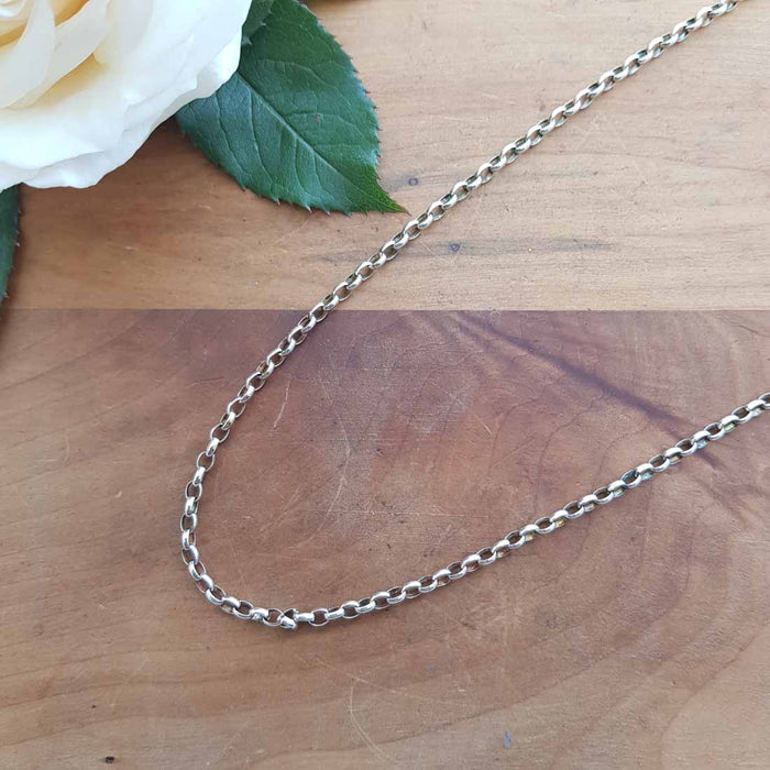 Sterling Silver Belcher Chain (45cm)