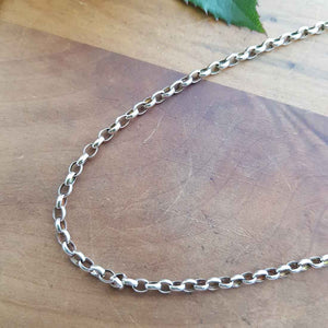 Sterling Silver Belcher Chain (45cm)