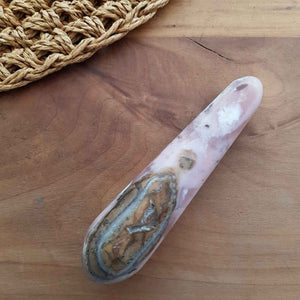 Pink Opal Wand from Peru