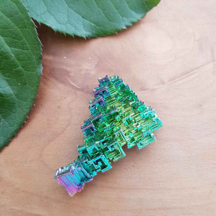 Bismuth Specimen (man-made in Aotearoa New Zealand. assorted. approx. 3.9x3.3cm)
