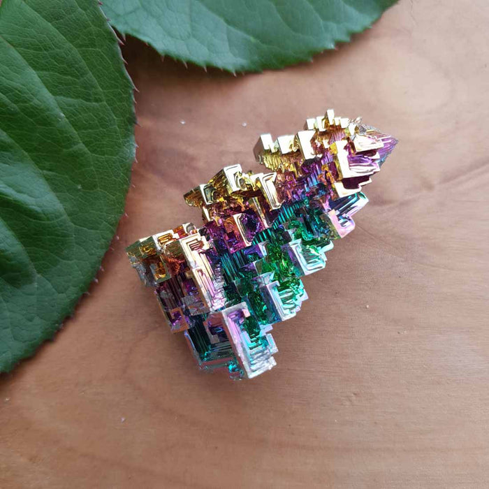 New Zealand Made Bismuth Specimen (man-made. assort. approx. 4.2-6.2xcm)