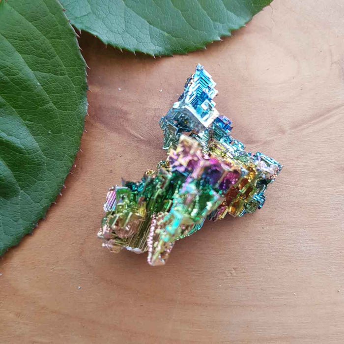 New Zealand Made Bismuth Specimen (man-made. approx. 5x3x3.5cm )