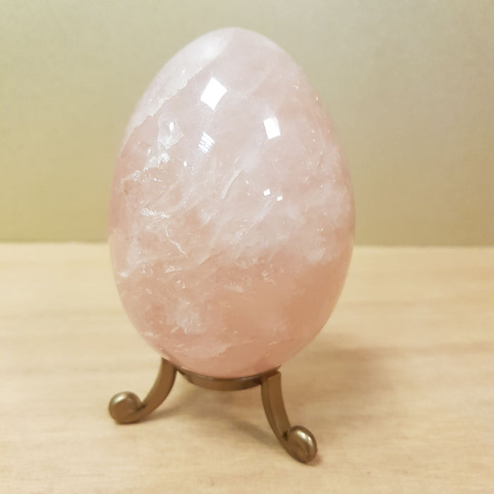 Rose Quartz Egg (approx. 8.5x6cm)