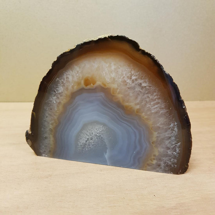 Polished Agate Geode Slice (assorted. approx. 10x13x4cm)