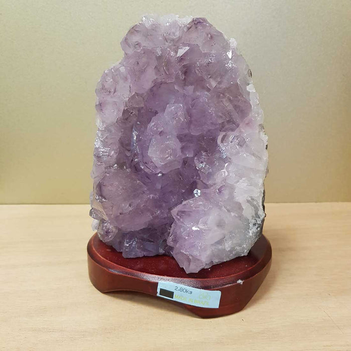 Amethyst Cluster Lamp (approx. 19X14X12cm)