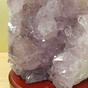 Amethyst Cluster Lamp